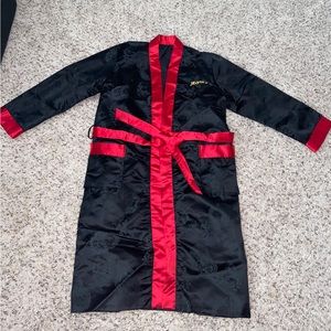 Vintage Silk Satin Tunic Jacket